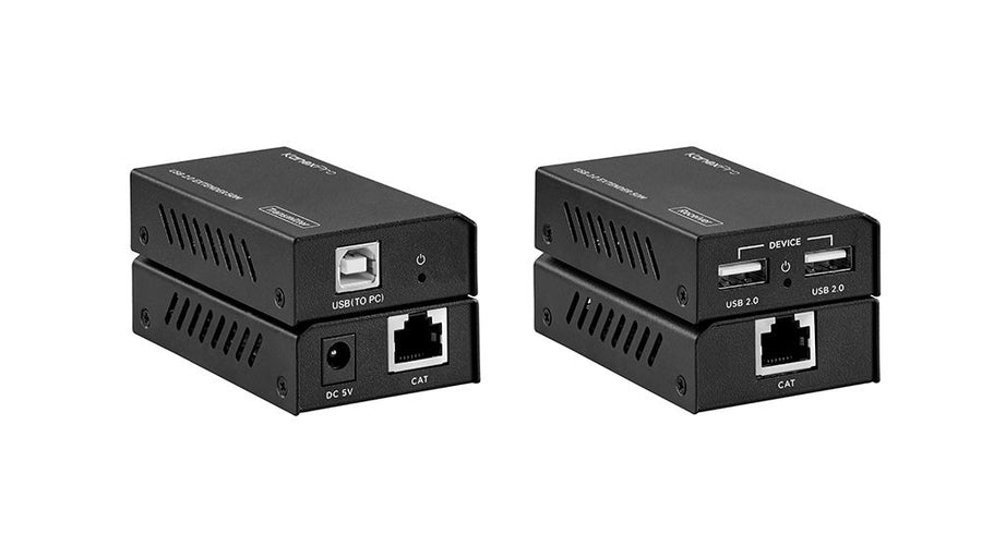 USB 2.0 Extender over Cat6 100 Meters – KanexPro EXT-USB2100M
