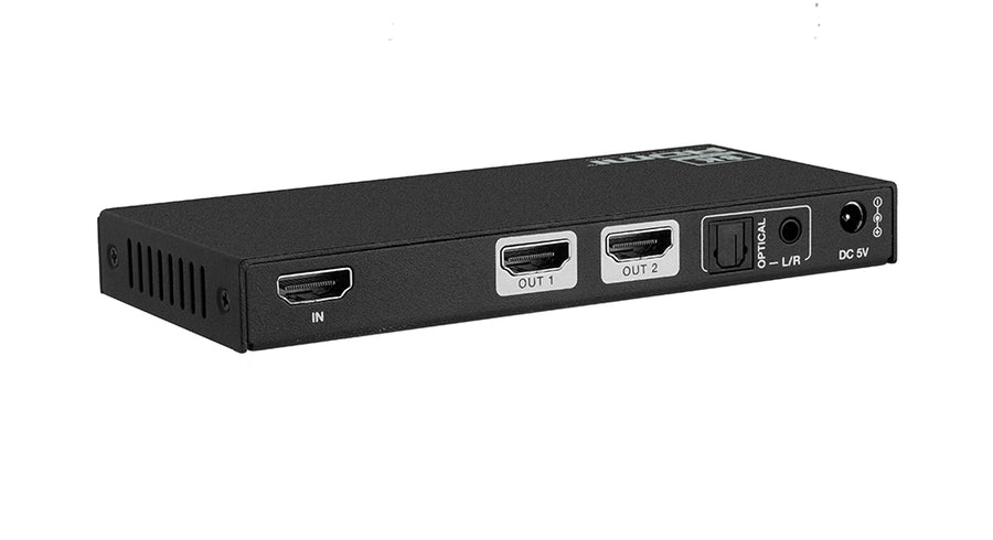 8K 1×2 HDMI 2.1 Splitter with Audio De-Embedding – KanexPro SP-1X2A8K, view 3