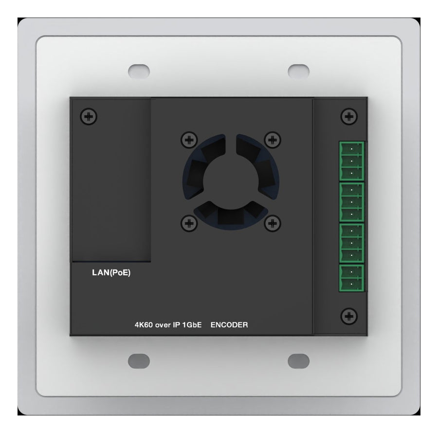4K60 JPEG2000 AV over IP BYOD Wall Plate Encoder — Magnetic Mount – KanexPro AVO-IPJP2KWPM, view 2