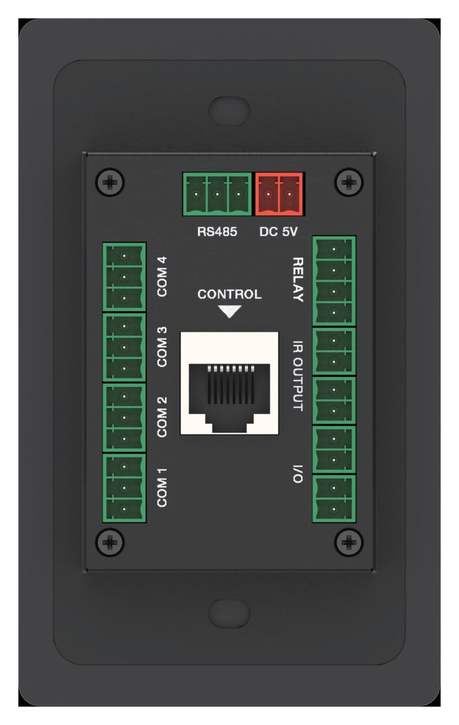8-Button Programmable Wall Keypad with RS232, IR, Relay & PoE – KanexPro CR-KEY8U, view 2