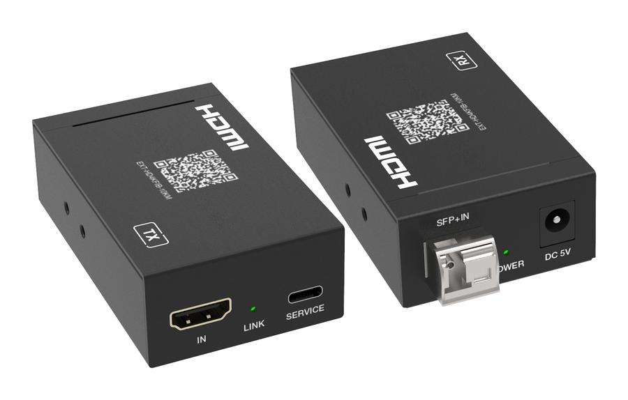 4K60 HDMI over Fiber Extender Kit (10km/6.2mi) – KanexPro EXT-HD4KFIB-10KM
