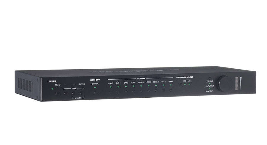 KanexPro 9 by 2 multi-format scaling switcher with HDBT In and Out – KanexPro HDSC92D-4K, view 2