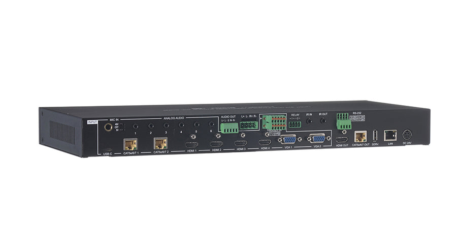 KanexPro 9 by 2 multi-format scaling switcher with HDBT In and Out – KanexPro HDSC92D-4K, view 3