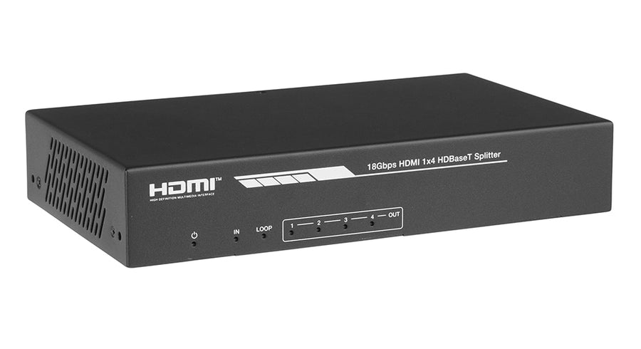 4K60 1×4 HDMI Distribution Amplifier over CAT6 — 150m/492ft – KanexPro SP-1X4HD150M, view 2