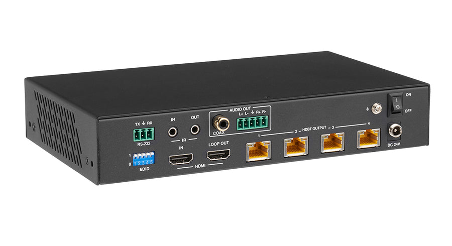 4K60 1×4 HDMI Distribution Amplifier over CAT6 — 150m/492ft – KanexPro SP-1X4HD150M, view 3