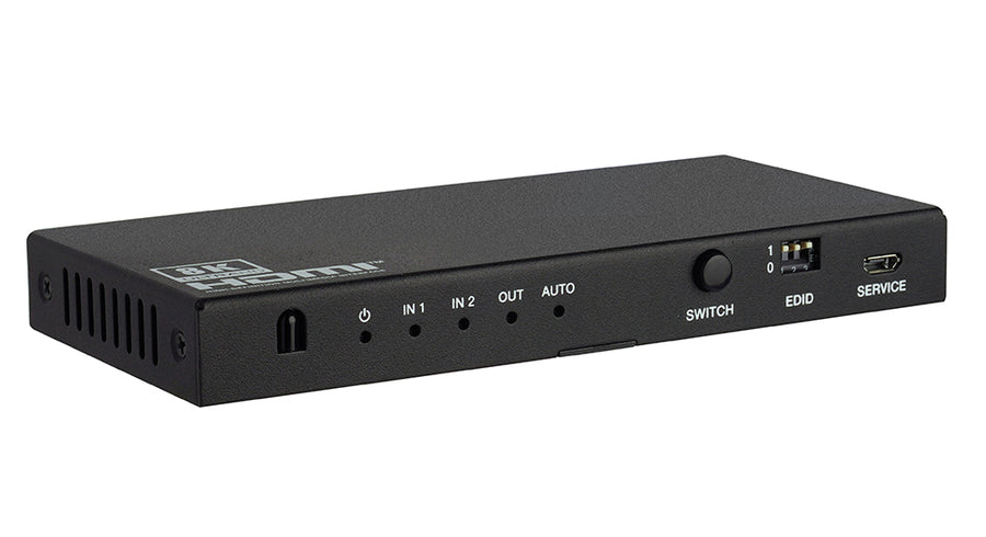 8K 2×1 HDMI 2.1 Switcher with Audio De-Embedding – KanexPro SW-2X1A8K, view 2