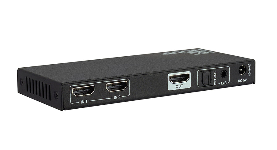 8K 2×1 HDMI 2.1 Switcher with Audio De-Embedding – KanexPro SW-2X1A8K, view 3